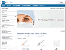 Tablet Screenshot of aesol.com